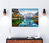 Obraz Hory v zime 1956